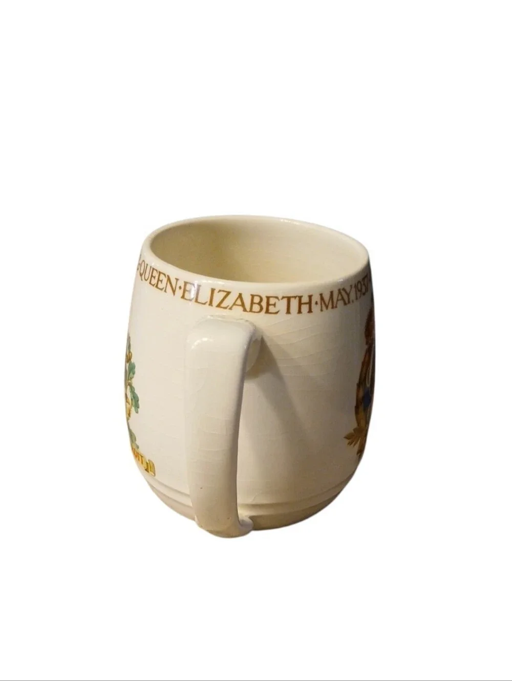 Vintage 1930s Coronation Mug | King George VI and Queen Elizabeth